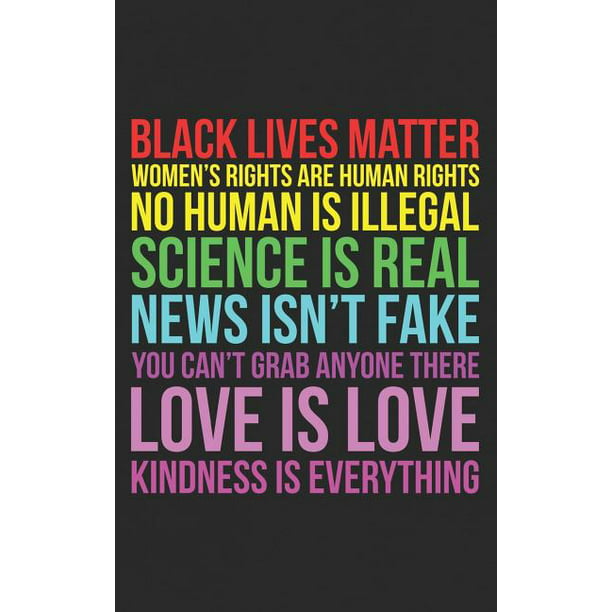 Science is Real Black Lives Matter Love is Love Unisex Comfort Cap Black 